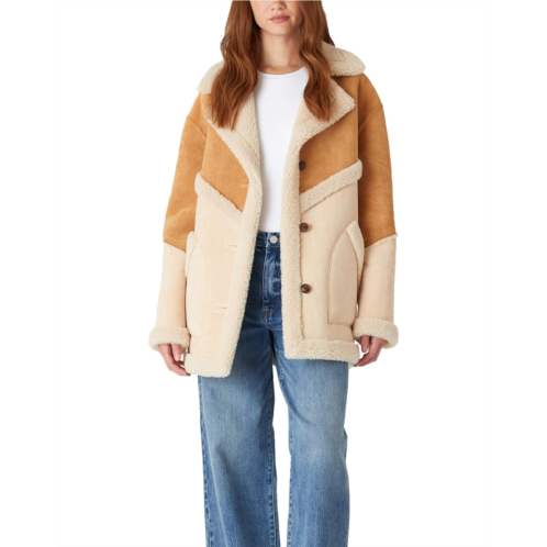 Blank NYC Faux Suede and Shepra Coat