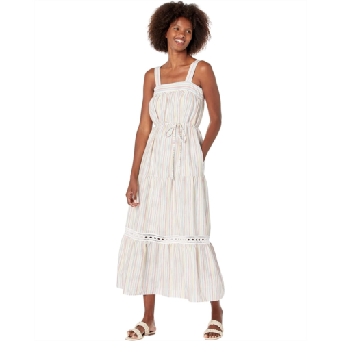 Womens Maggy London Striped Maxi with Trim