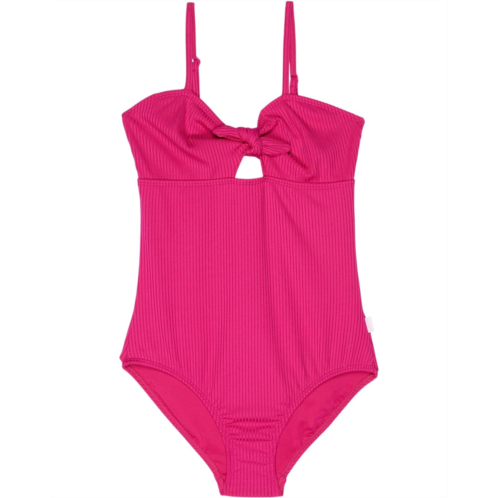 Seafolly Kids Summer Essentials Tie Front One-Piece (Big Kids)