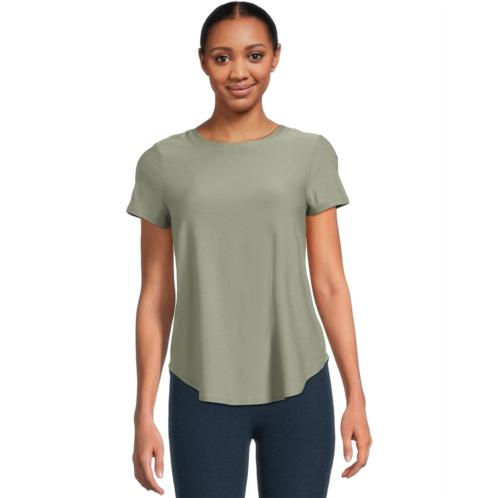 Womens Beyond Yoga Featherweight On The Down Low Tee