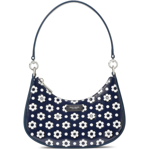 Kate Spade New York Sam Icon Daisy Dot Appliqued Saffiano Leather Small Convertible Crossbody