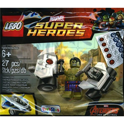 LEGO, Marvel Super Heroes, The Hulk Exclusive Minifigure Bagged,27 pcs