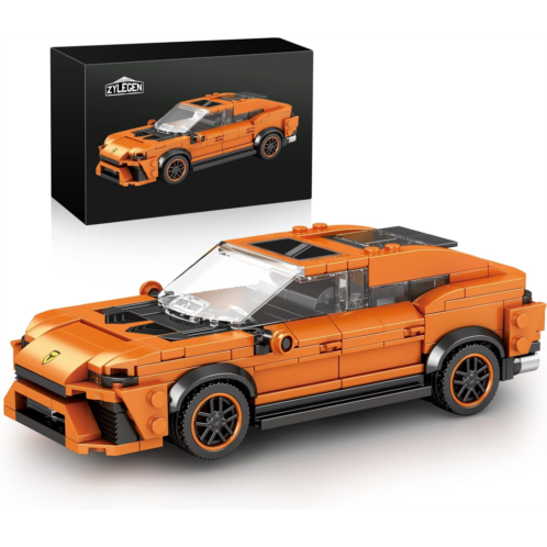 ZYLEGEN Urus Sports Car Toy Model Building Kit,MOC Sports Car Building Set for Adults,Collectible Race Vehicle Set for Adults Teens Kids 3 4 5 6 7 8 9 10 (408pcs)