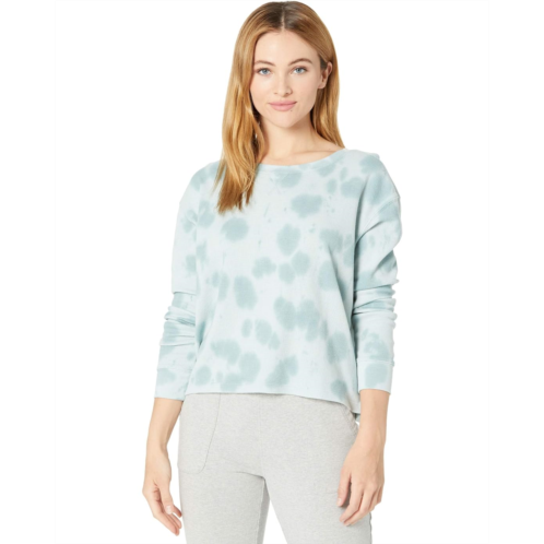 Splendid Cloud Tie-Dye Pullover Sweatshirt