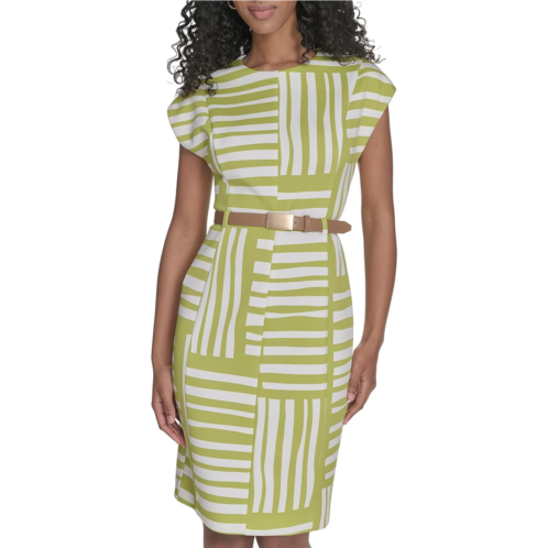 Calvin Klein Geo Print With Belt Sheath