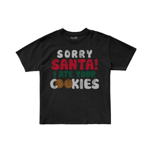 The Original Retro Brand Kids Sorry Santa Crew Neck Tee (Toddler)