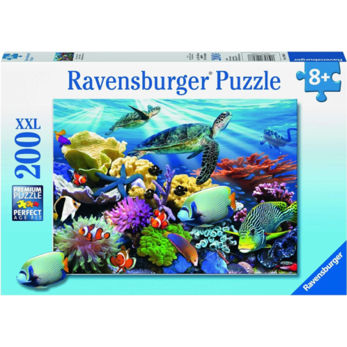 Ravensburger Ocean Turtles - 200 Piece Jigsaw Puzzle for Kids - Every Piece is Unique, Pieces Fit Together Perfectly