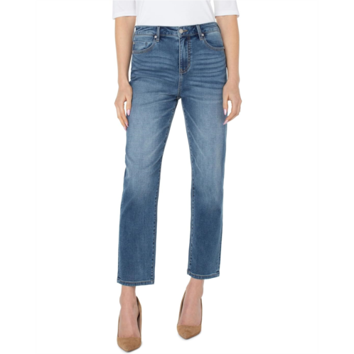 Womens Liverpool Los Angeles High-Rise Non Skinny-Skinny in Saddle Ridge