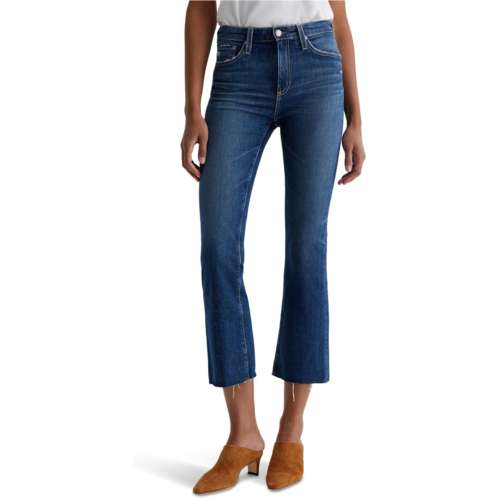 AG Jeans Farrah Mid-Rise Crop Boot Jeans in 11 Years Memory