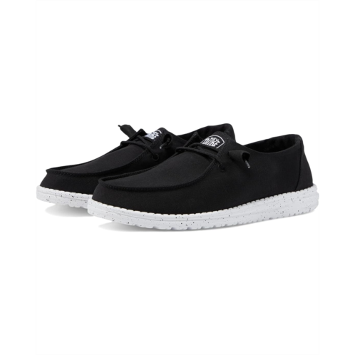 Womens Hey Dude Wendy Slub Canvas Slip-On Casual Shoes