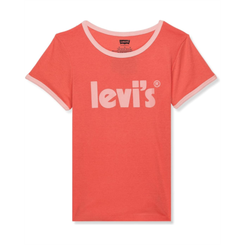 Levi  s Kids Meet & Greet Rib Ringer Tee (Big Kids)