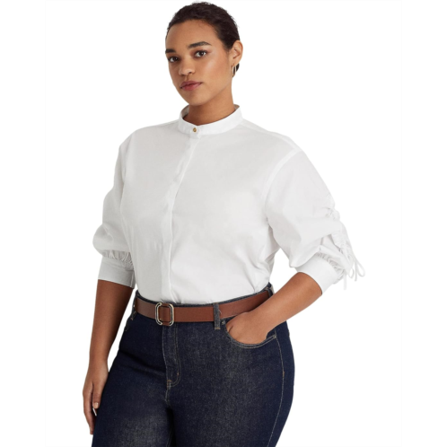 POLO Ralph Lauren Plus Size Cotton-Blend Shirt