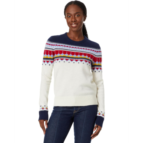 L.L.Bean Womens LLBean Signature Camp Merino Wool Pullover Novelty Sweater