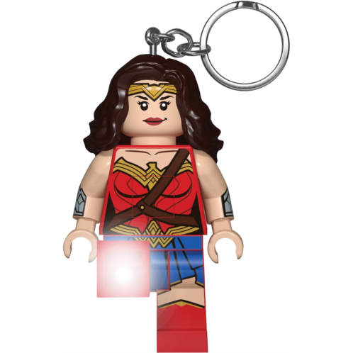 IQ LEGO DC Super Heroes Keychain Light - Wonder Woman - 3 Inch Tall Figure (KE117H)