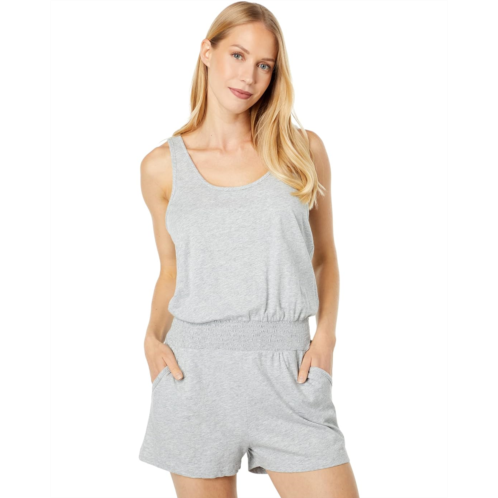 Bobi Los Angeles Supreme Jersey Keyhole Smocked Waist Romper