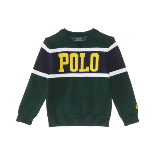 Polo Ralph Lauren Kids Logo Cotton Sweater (Toddler/Little Kids)