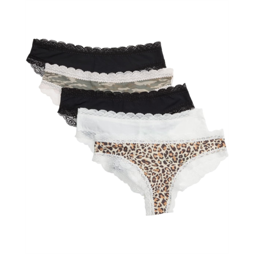 Womens Honeydew Intimates Aiden Lace Back Hipster 5-Pack