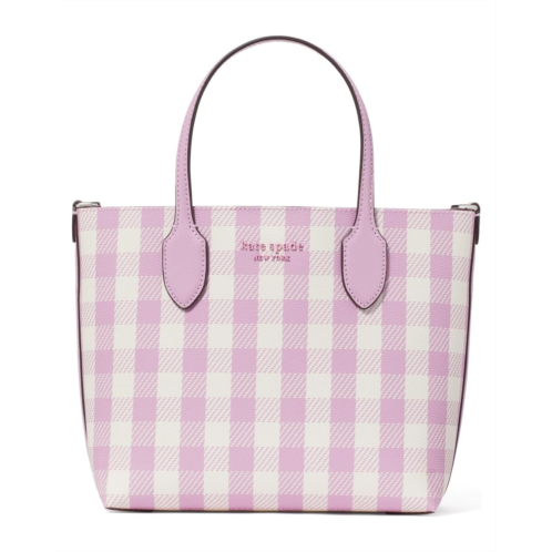 Kate Spade New York Bleecker Gingham Printed Pvc Medium Crossbody Tote