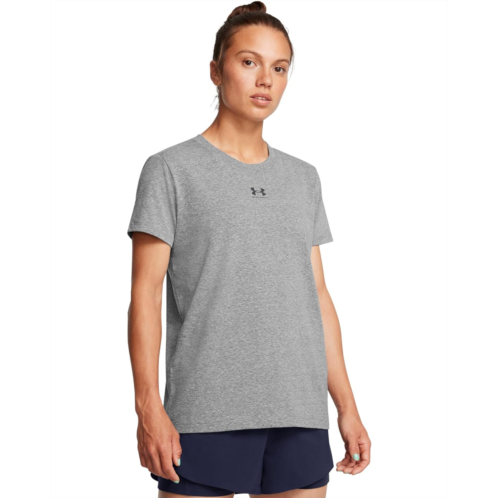Womens Under Armour Rival Core Short Sleeve T Shirt