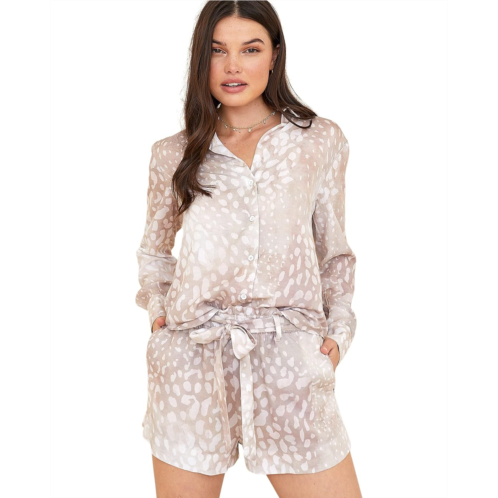 Bella dahl Ruffle High-Waist Shorts