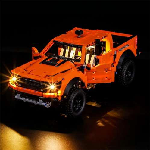 BRIKSMAX Led Lighting Kit for Technic Ford F-150 Raptor - Compatible with Lego 42126 Building Blocks Model- Not Include The Lego Set