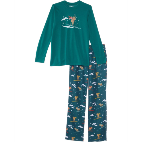 L.L.Bean LLBean Flannel Pajamas (Big Kids)