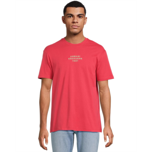 Mens Armani Exchange Bold Armani Exchange 1991 Logo Tee