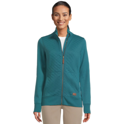 L.L.Bean Quilted Full Zip Sweatshirt