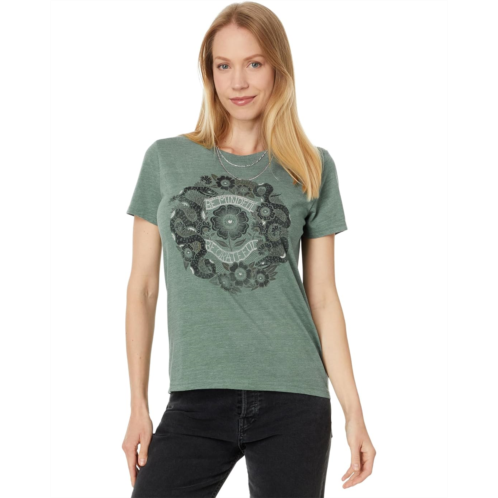 Womens Lucky Brand Be Mindful Be Grateful Snake Classic Crew