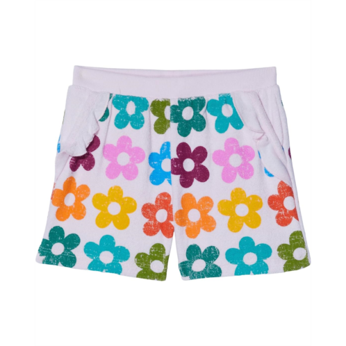 Chaser Kids Rainbow Flower Ruffle Pocket Shorts (Big Kids)