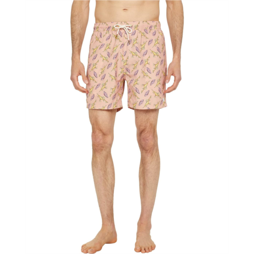 Scotch & Soda Short Length - Recycled Polyester All Over Printed Swimshorts