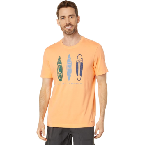 Life is Good Diversified Portfolio Paddling Short Sleeve Crusher Tee