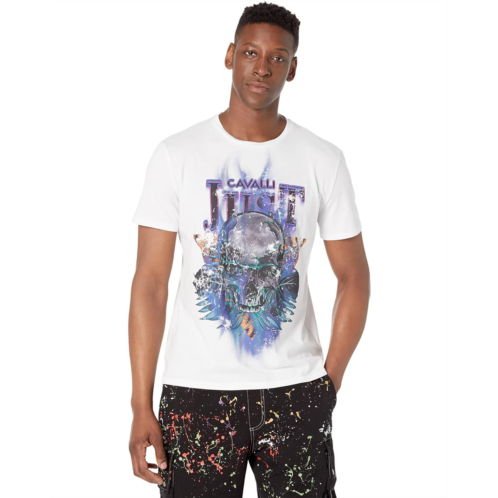 Just Cavalli Queens T-Shirt with Rock Skull Graphic