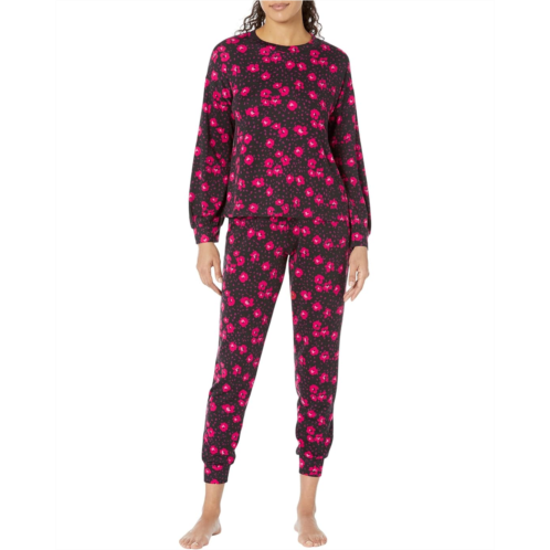 Womens Sanctuary Long Sleeve Popover and Joggers PJ Set