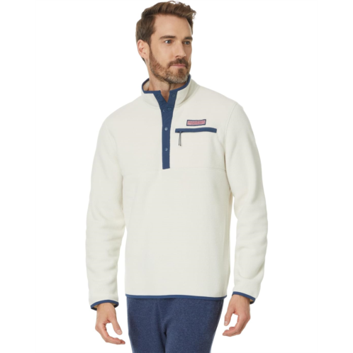Mens Vineyard Vines Harbor Fleece Quarter-Snap