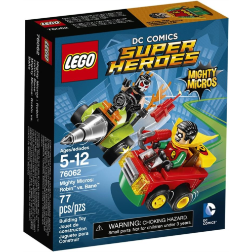 LEGO Super Heroes Mighty Micros: Robin vs Bane 76062 Building Kit (77 Piece)