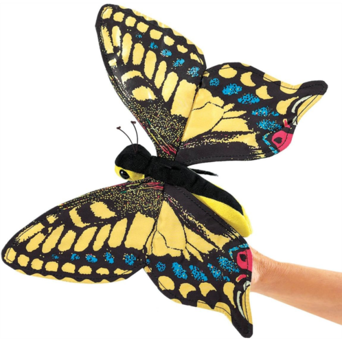 The Puppet Company Folkmanis Swallowtail Butterfly Hand Puppet, Multi-Colored