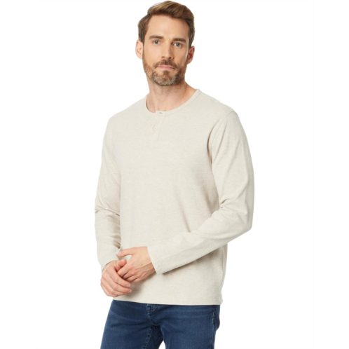 Mens Vince Sueded Jersey Long Sleeve Henley