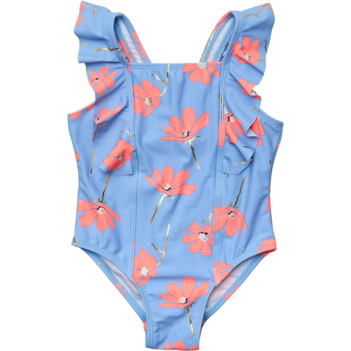 Snapper Rock Beach Bloom Ruffle Shoulder Swimsuit (Infant/Toddler/Little Kids/Big Kids)