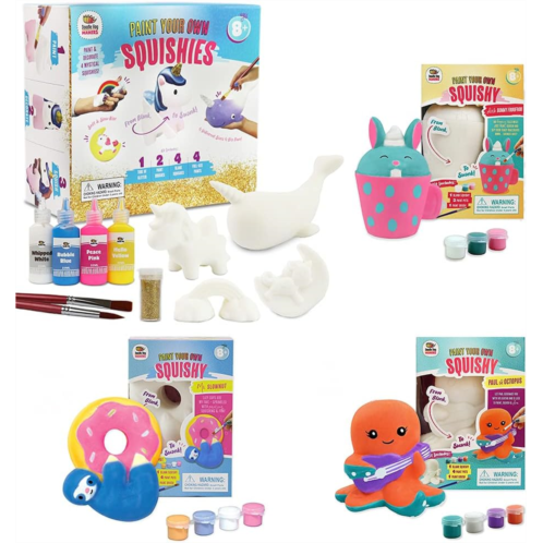 DOODLE HOG Save 10% on Rainbows & Awesomeness Squishies DIY Kit, Bunny Squishy Painting Kit, Octopus Squishy Painting Kit & Sloth Squishy Painting Kit.