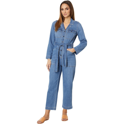 Madewell Long Sleeve Tie-Waist Coverall in Claireville Wash