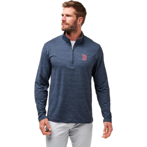 Mens TravisMathew Boston Red Sox The Heater 1/4 Zip