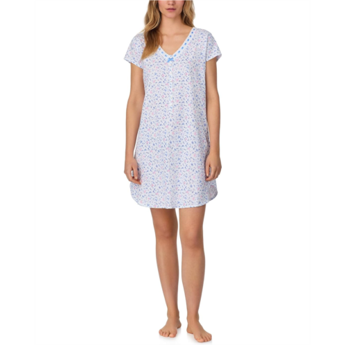 Womens Eileen West Short Cap Sleeve Sleepshirt