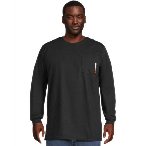 Mens Timberland PRO FR Cotton Core Long-Sleeve Pocket T-Shirt