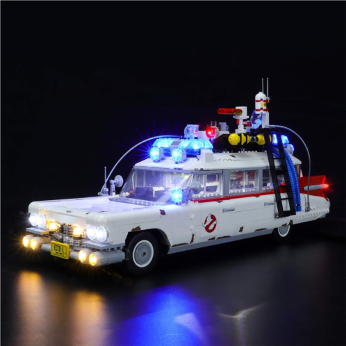 Lightailing Light Set for (ECTO-1) Building Blocks Model - Led Light kit Compatible with Lego 10274(NOT Included The Model)
