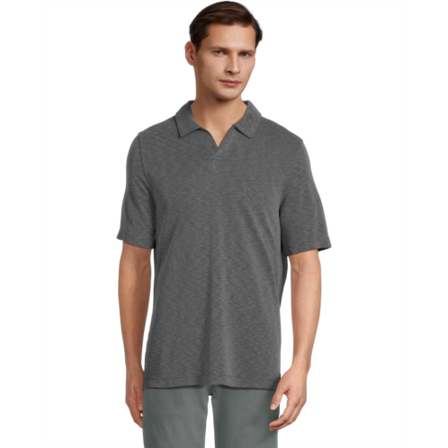 Johnston & Murphy Vintage Slub V-Neck Polo