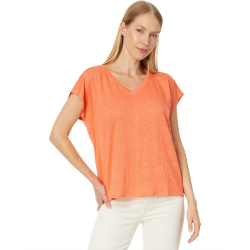 Womens Eileen Fisher V-Neck Square Tee