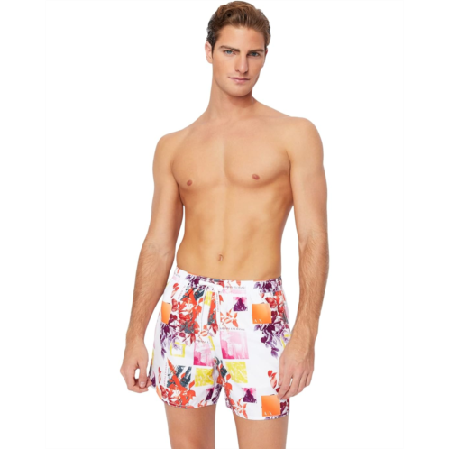 Mens Armani Exchange All Over Collage Print Swimshorts