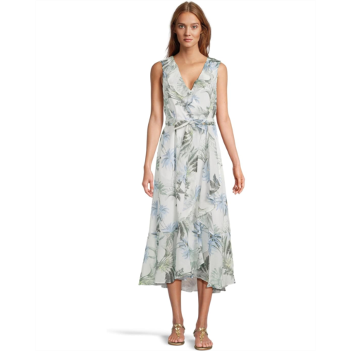 Womens Tommy Bahama Palisade Palms Short Sleeve Maxi Dress