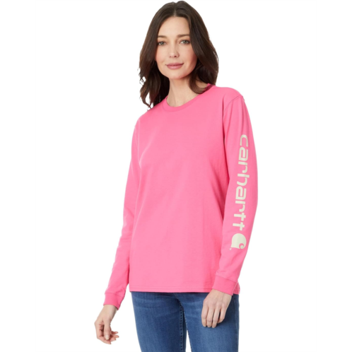 Womens Carhartt Loose Fit Long Sleeve Graphic T-Shirt